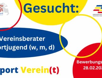 Vereinsberater Sportjugend gesucht